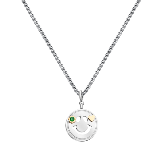 Emerald Smile Pendant Necklace