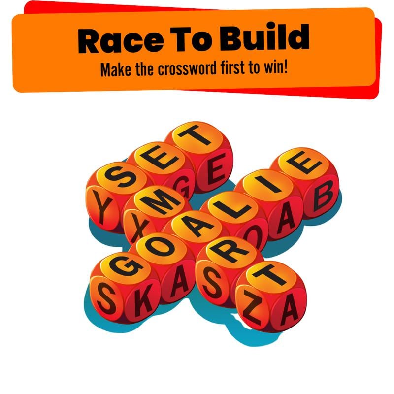 🎅Christmas Sale🎅 - Scrambled Dice Word Game for 1-5 Players Brain Exercise Party Game Ages 8+ Perfect for Parties and Family Game Nights