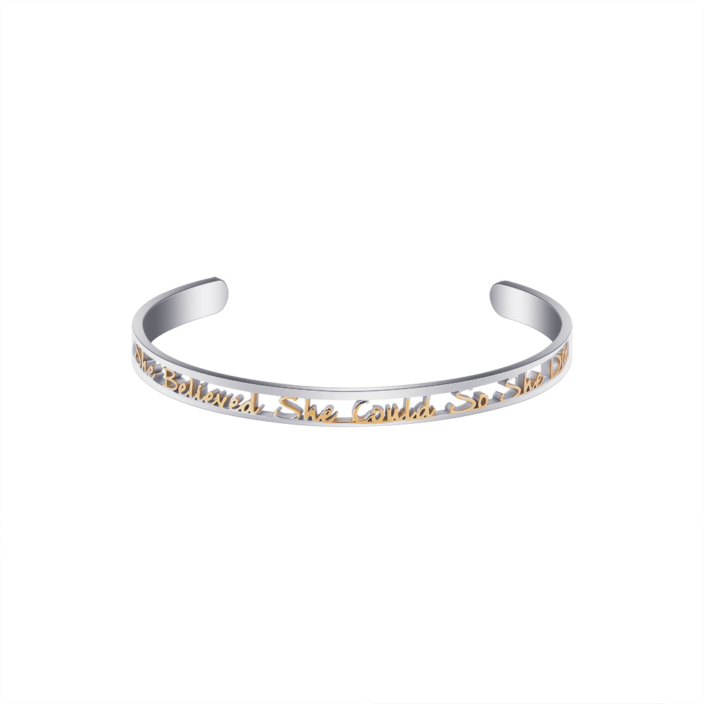 Personalized Hollow Engraved Bracelet