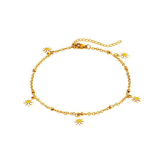 Sunflower anklet series