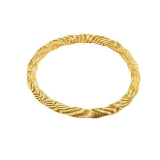 Twisted Gold-Tone Men's Bracelet