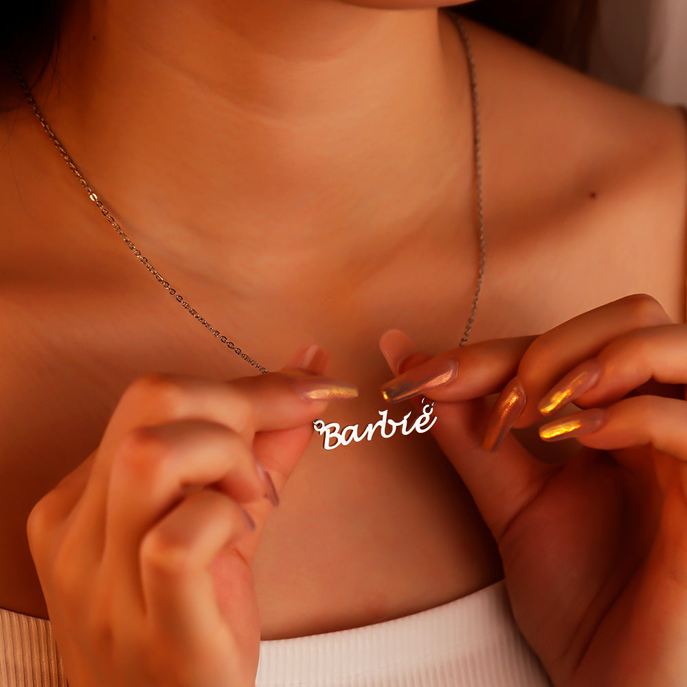 Barbie Name Necklace