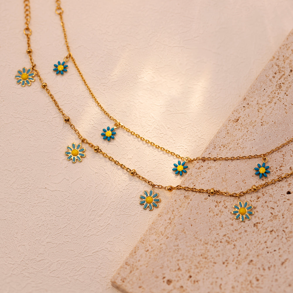 Sunflower anklet series