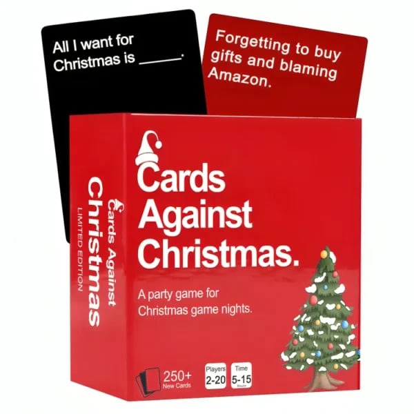 Cards Against Christmas- A party cards game for Christmas Game night 2025 New edition