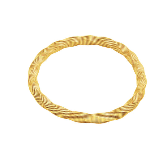 Twisted Gold-Tone Men's Bracelet
