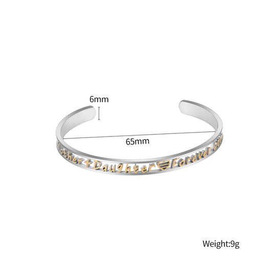 Personalized Hollow Engraved Bracelet