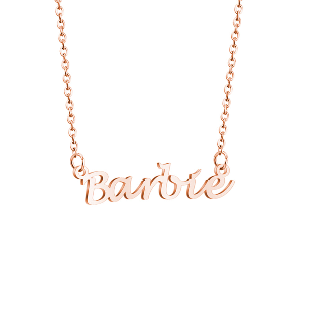 Barbie Name Necklace