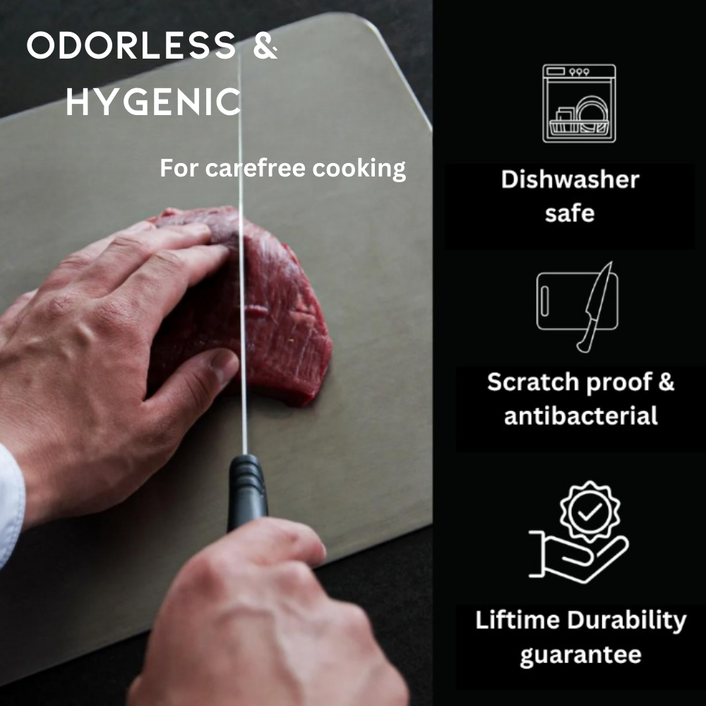 100% Medical Titanium Cutting Board | Premium cutting board