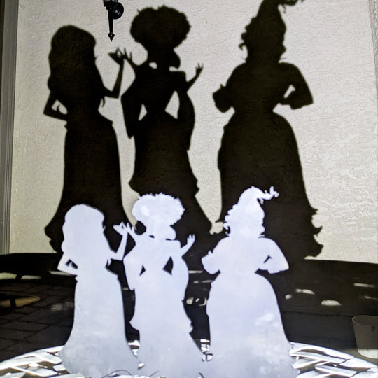 Halloween Metal Witch Yard Stake Outdoor Lawn Decoration