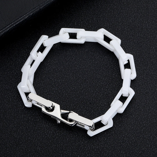 Square Ceramic Bracelet & Necklace