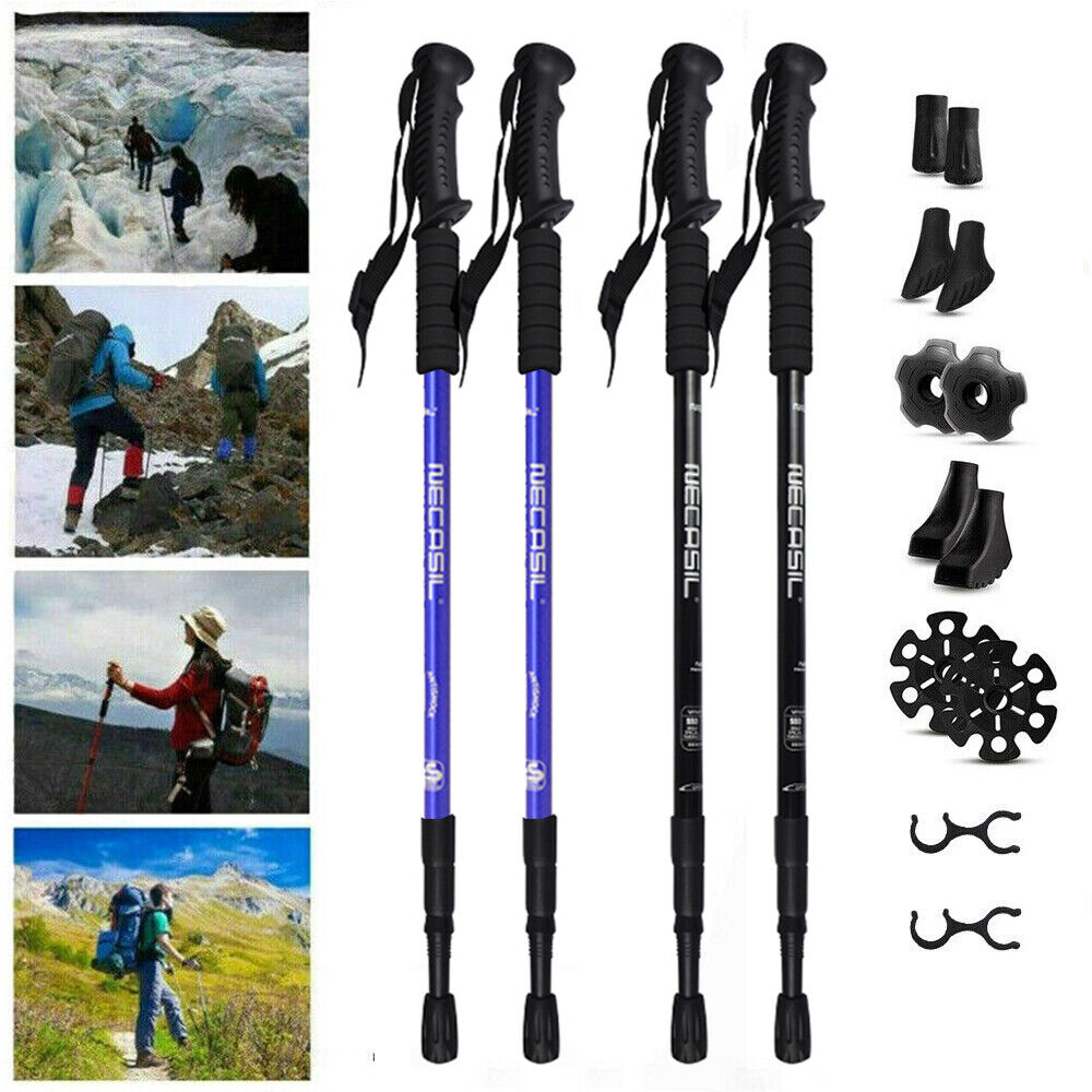 2X Trekking Poles Nordic Hiking Sticks