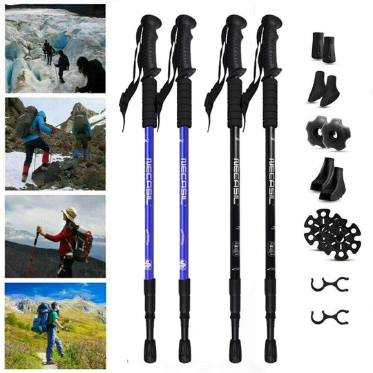 2X Trekking Poles Nordic Hiking Sticks