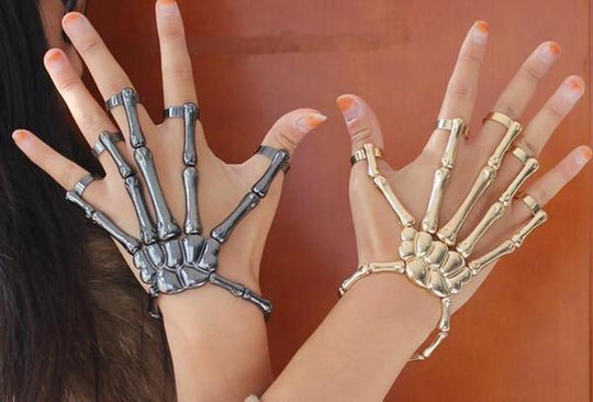 Halloween Hand Skull Skeleton Bracelet
