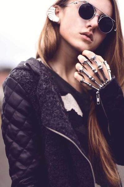 Halloween Hand Skull Skeleton Bracelet