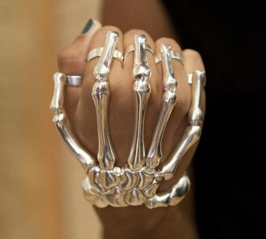 Halloween Hand Skull Skeleton Bracelet