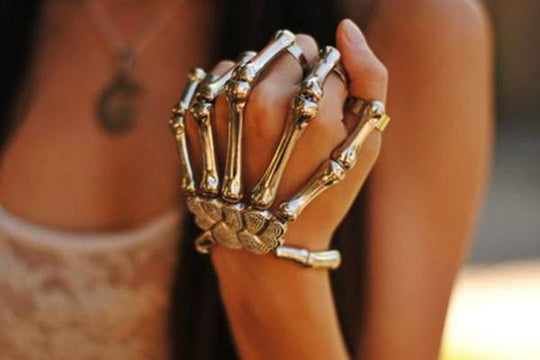 Halloween Hand Skull Skeleton Bracelet
