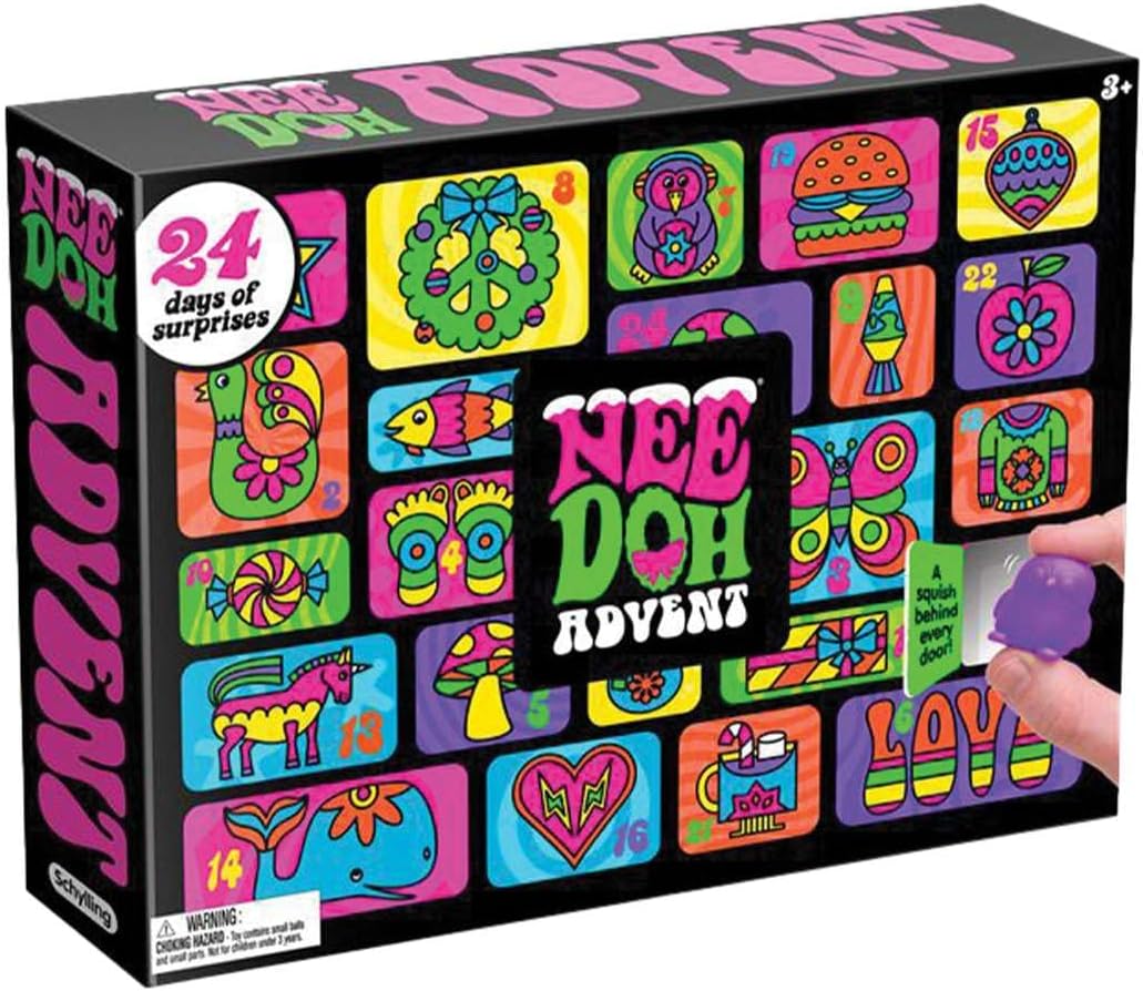Christmas Gift Schylling NeeDoh Squishmas Advent Calendar