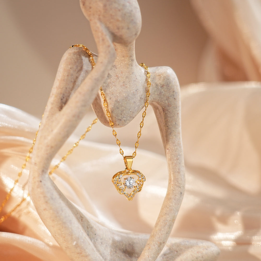 Golden Stamen Star-Blooming Necklace