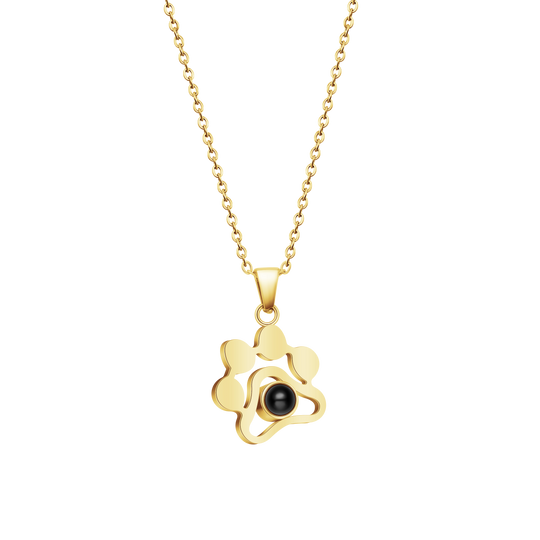 Cat Paw Projector Necklace and Bracelet Set
