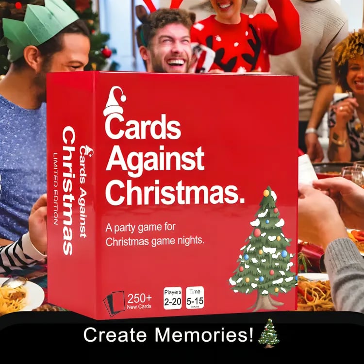 Cards Against Christmas- A party cards game for Christmas Game night 2025 New edition