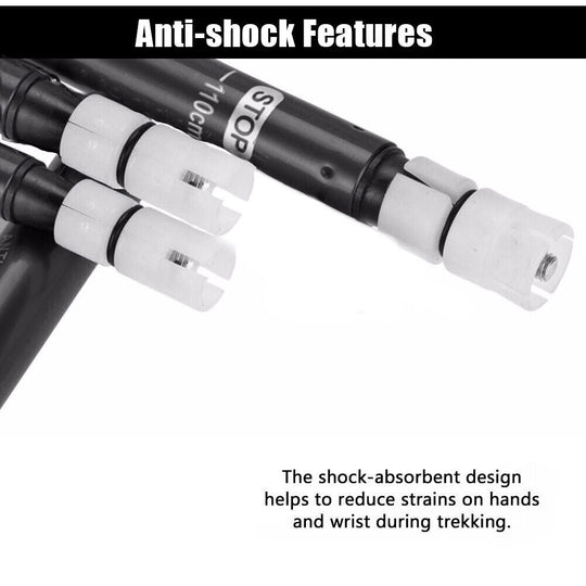 2X Trekking Poles Nordic Hiking Sticks