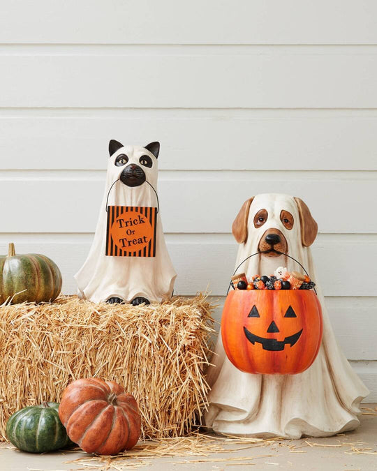 Halloween Ghost Dog Candy Bowl