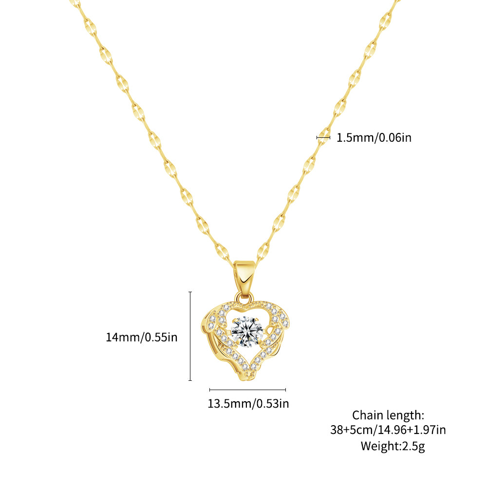 Golden Stamen Star-Blooming Necklace