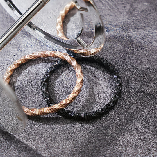 Twisted Gold-Tone Men's Bracelet