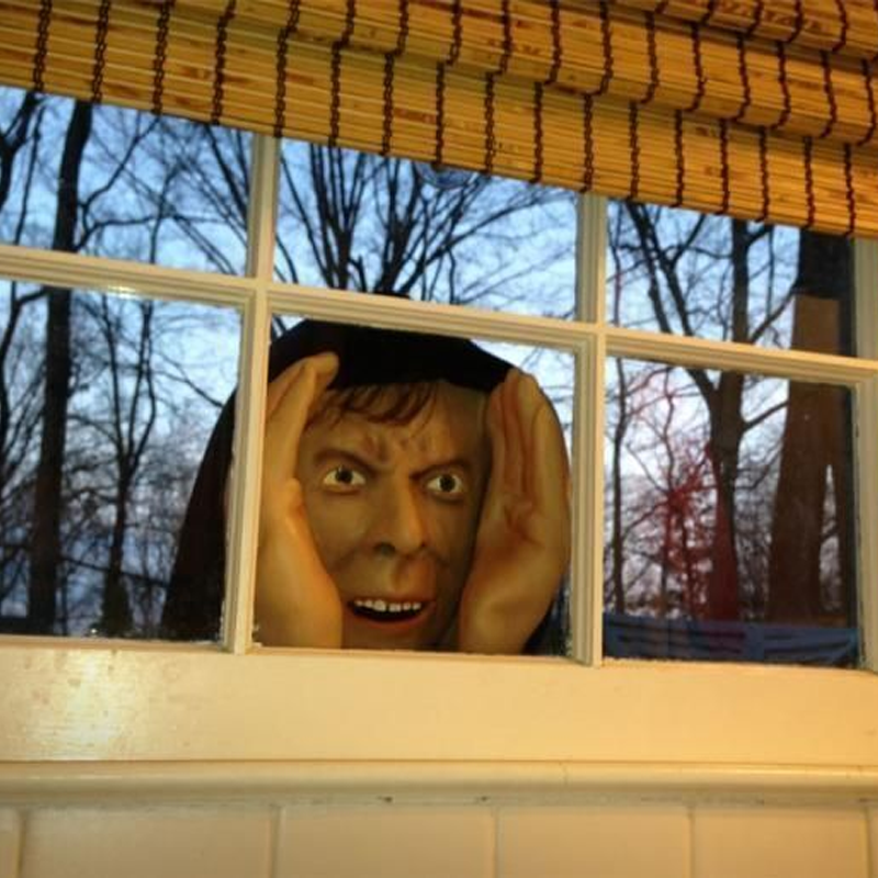 Outdoor Halloween Window Peeping Decoration with Suction Cups