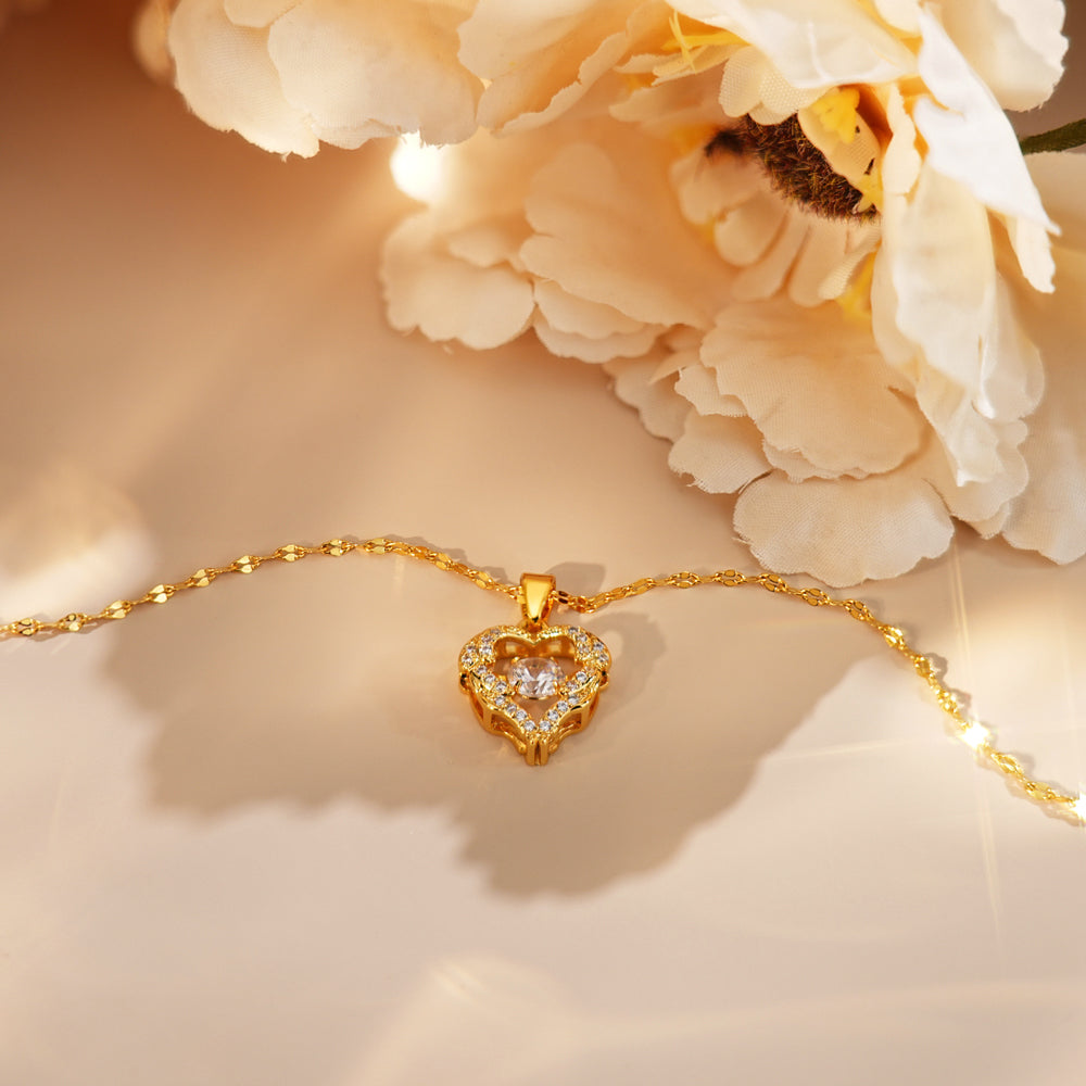 Golden Stamen Star-Blooming Necklace