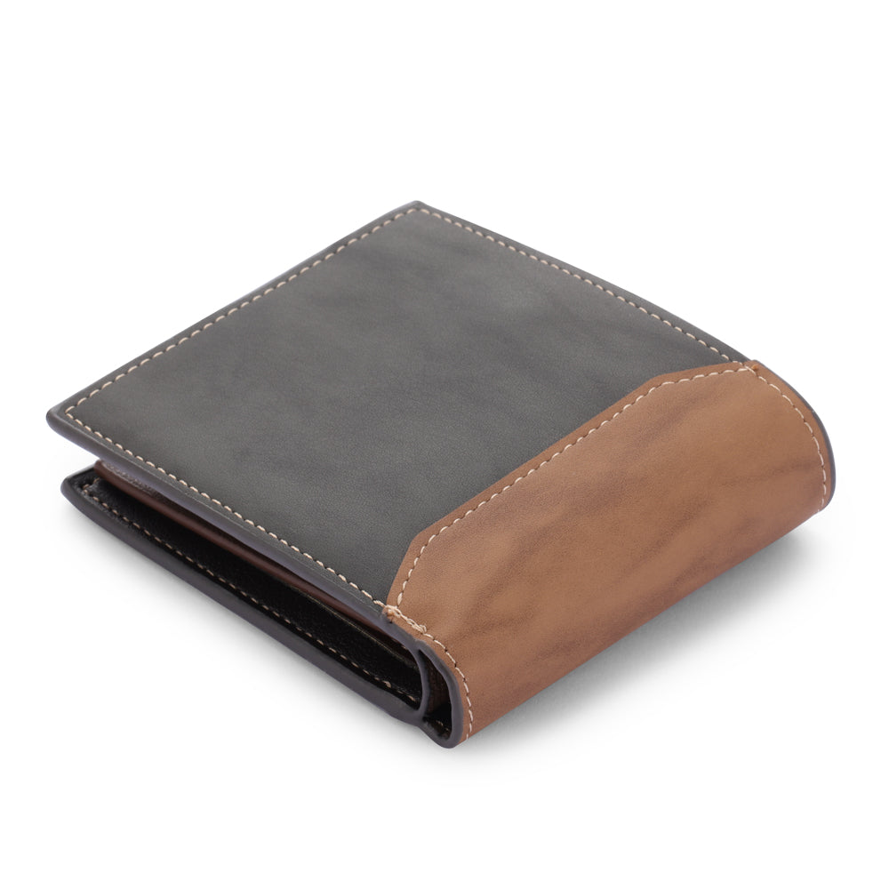 Father's Day Gift Men's Photo Custom Wallet Gray Personalized Gifts