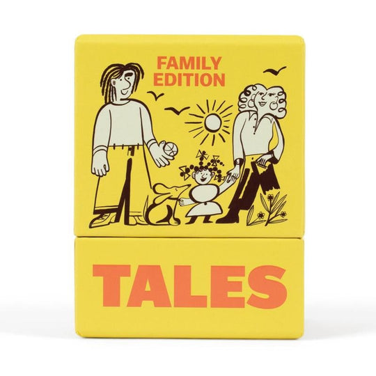 TALES Family Edition – 150 Conversation Cards for Family Dinners & Game Nights Fun Prompts for Kids. Teens & Adults