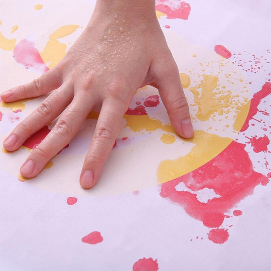 Halloween Color-Changing Floor Mat with Spooky Blood & Pumpkin Effects