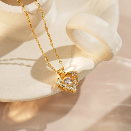 Golden Stamen Star-Blooming Necklace