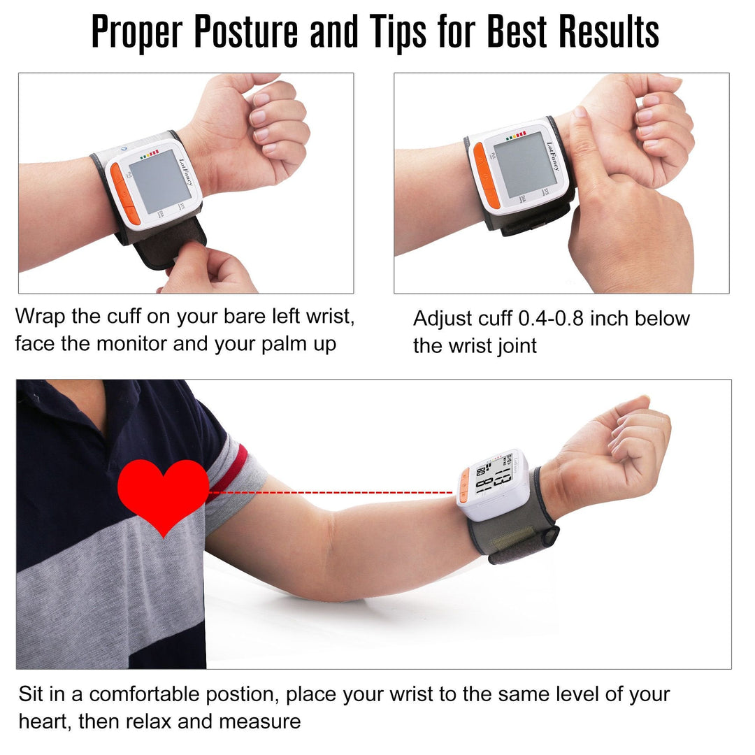 Wrist Blood Pressure Monitor