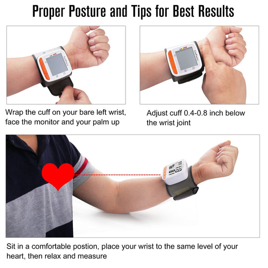 Wrist Blood Pressure Monitor