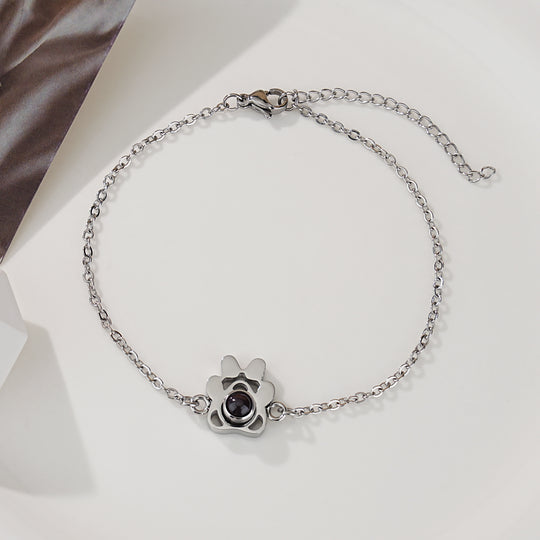 Cat Paw Projector Necklace and Bracelet Set