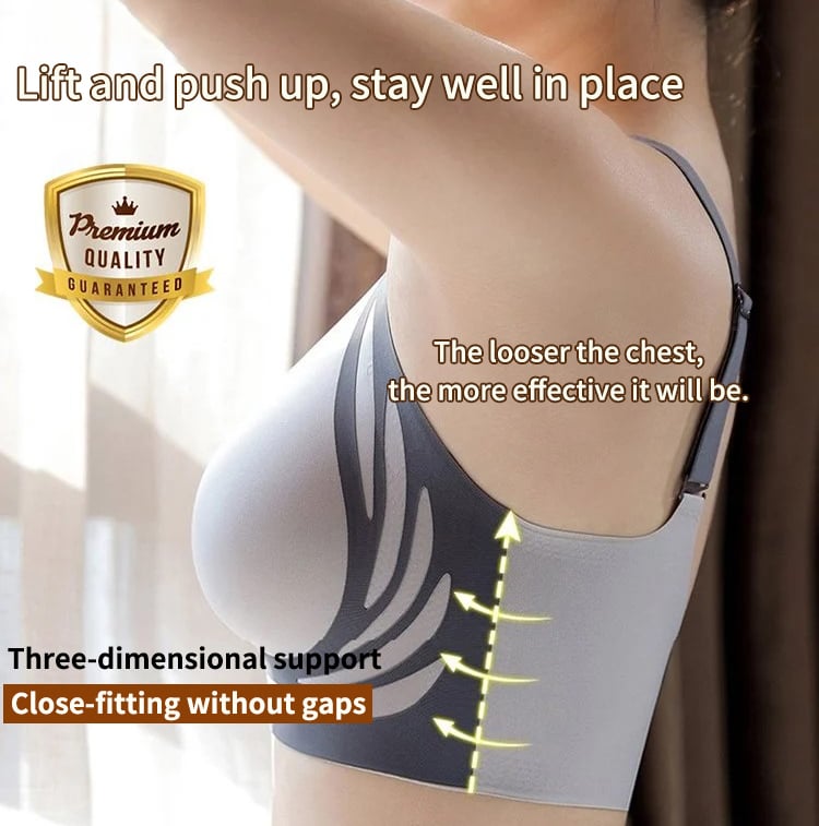 3 Packs Super Gather bra Wireless Push-up Bra No more sagging breasts
