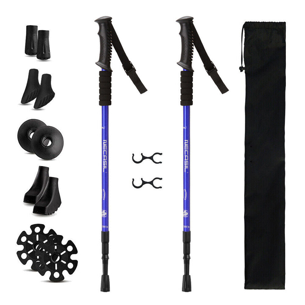 2X Trekking Poles Nordic Hiking Sticks