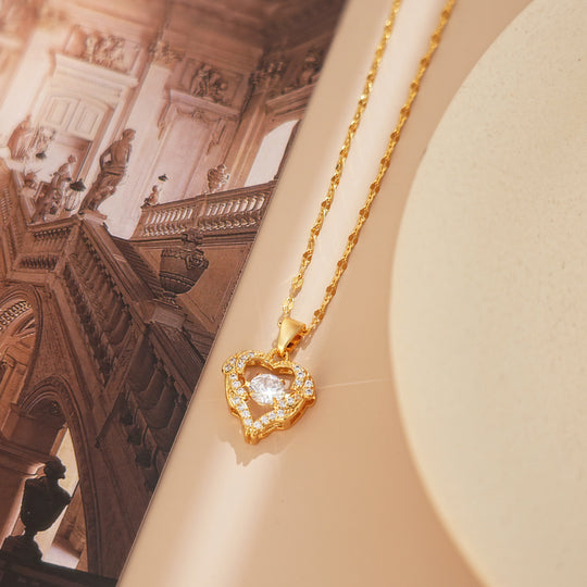 Golden Stamen Star-Blooming Necklace