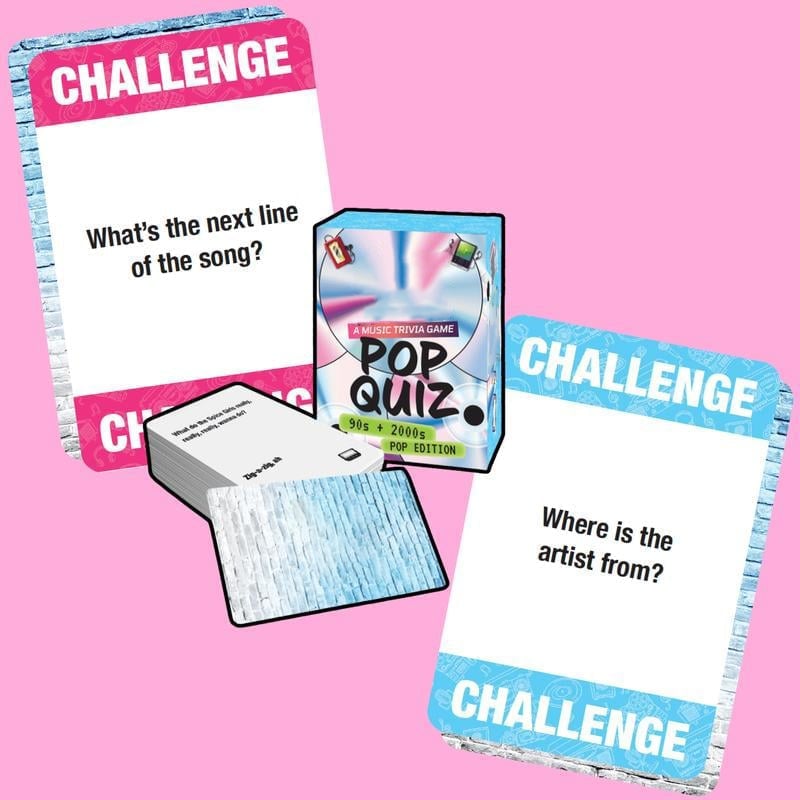 🔥Lyrics Pop Quiz Pop Quiz 90s & 2000s Edition Music Trivia Game