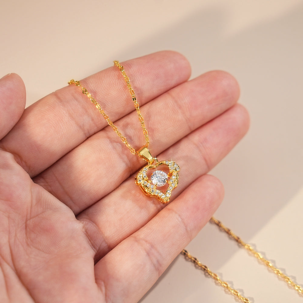 Golden Stamen Star-Blooming Necklace