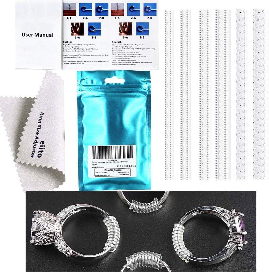 Ring Sizers for Loose Rings, Ring Size Adjuster Spacers or Tightener, Invisible Guards