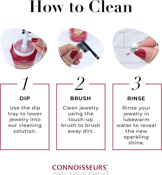 Premium Edition Jewelry Cleaner, Value Size 9.6oz - Pick from Fine, Silver or Delicate Jewelry Cleaner