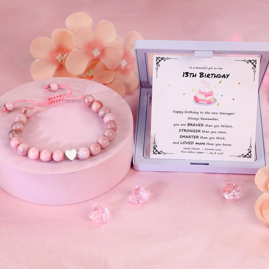 Sereney Birthday Gifts for Girls Beaded Bracelets as 1 3 4 5 6 7 8 9 10 11 12 13 15 16 Year Old