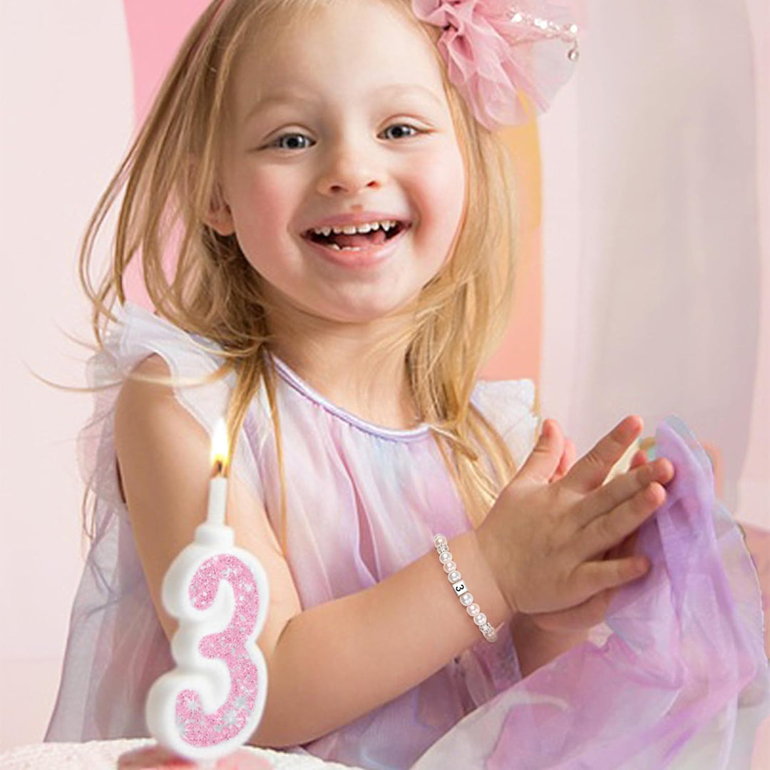 Sereney Birthday Gifts for Girls Beaded Bracelets as 1 3 4 5 6 7 8 9 10 11 12 13 15 16 Year Old