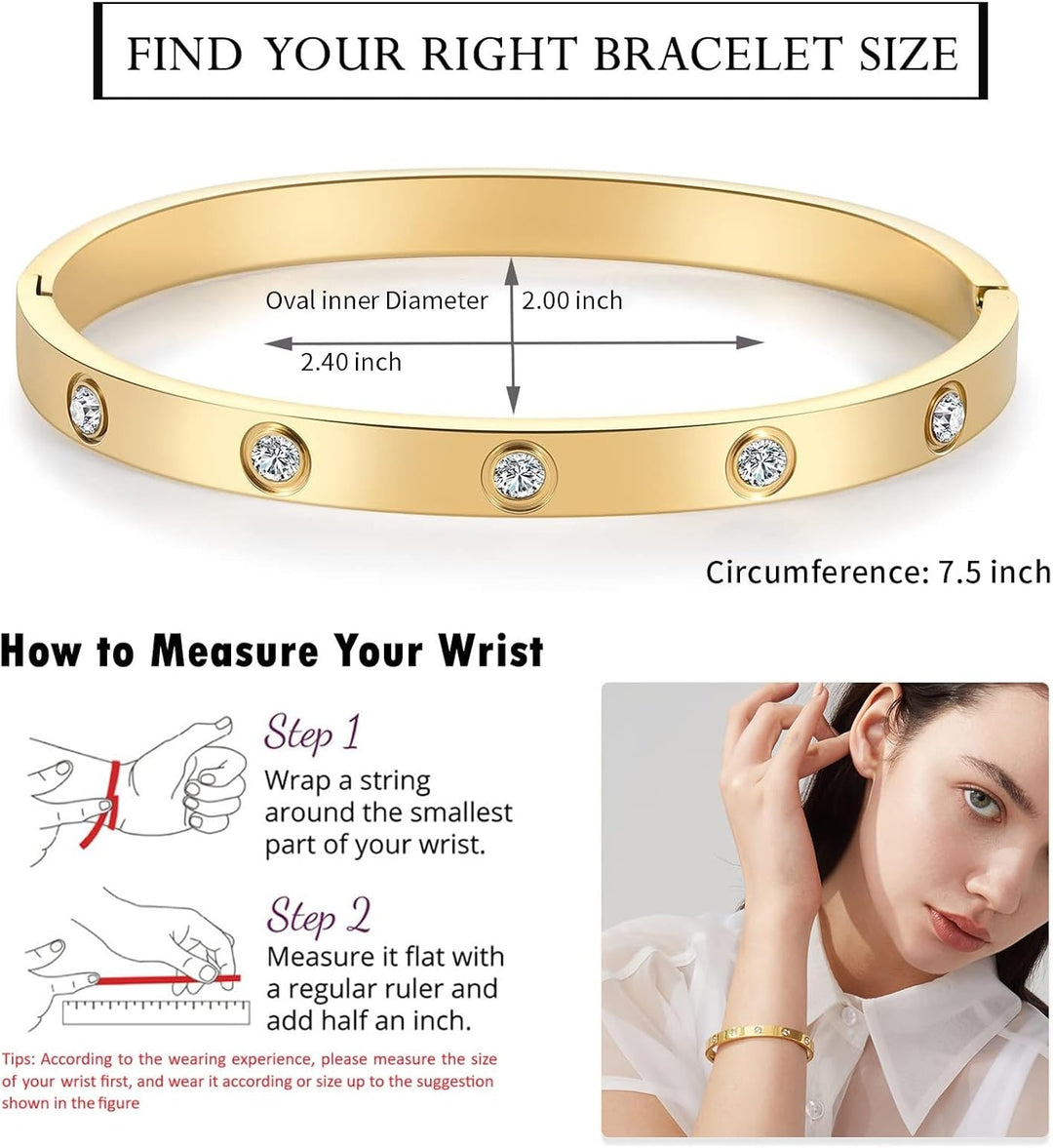 18K Gold-Plated Love Friendship Bracelets