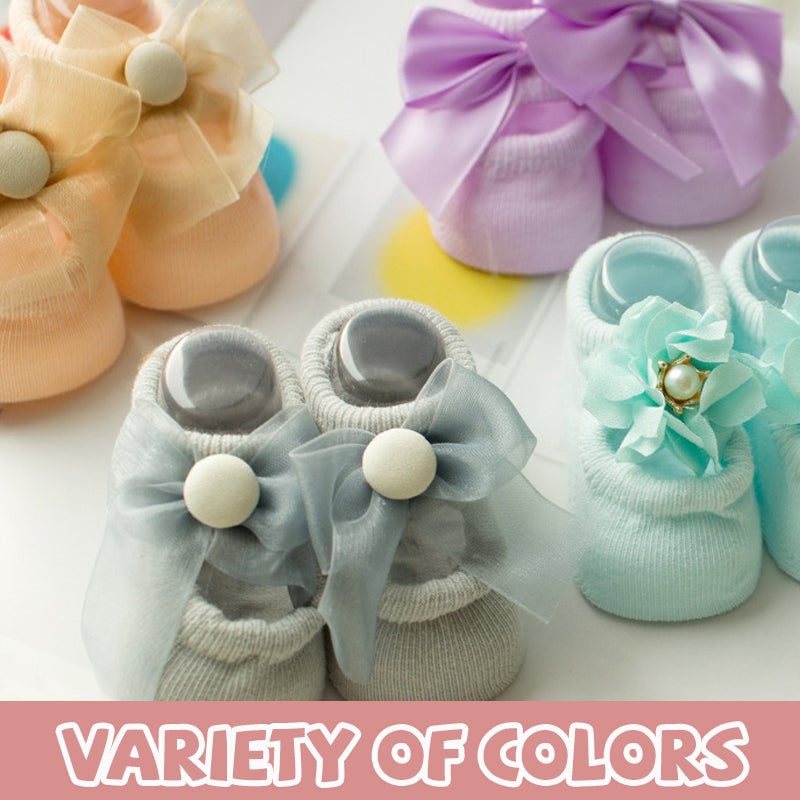 🎉PAY 1 GET 3 PAIRS👼Baby Ballet Socks