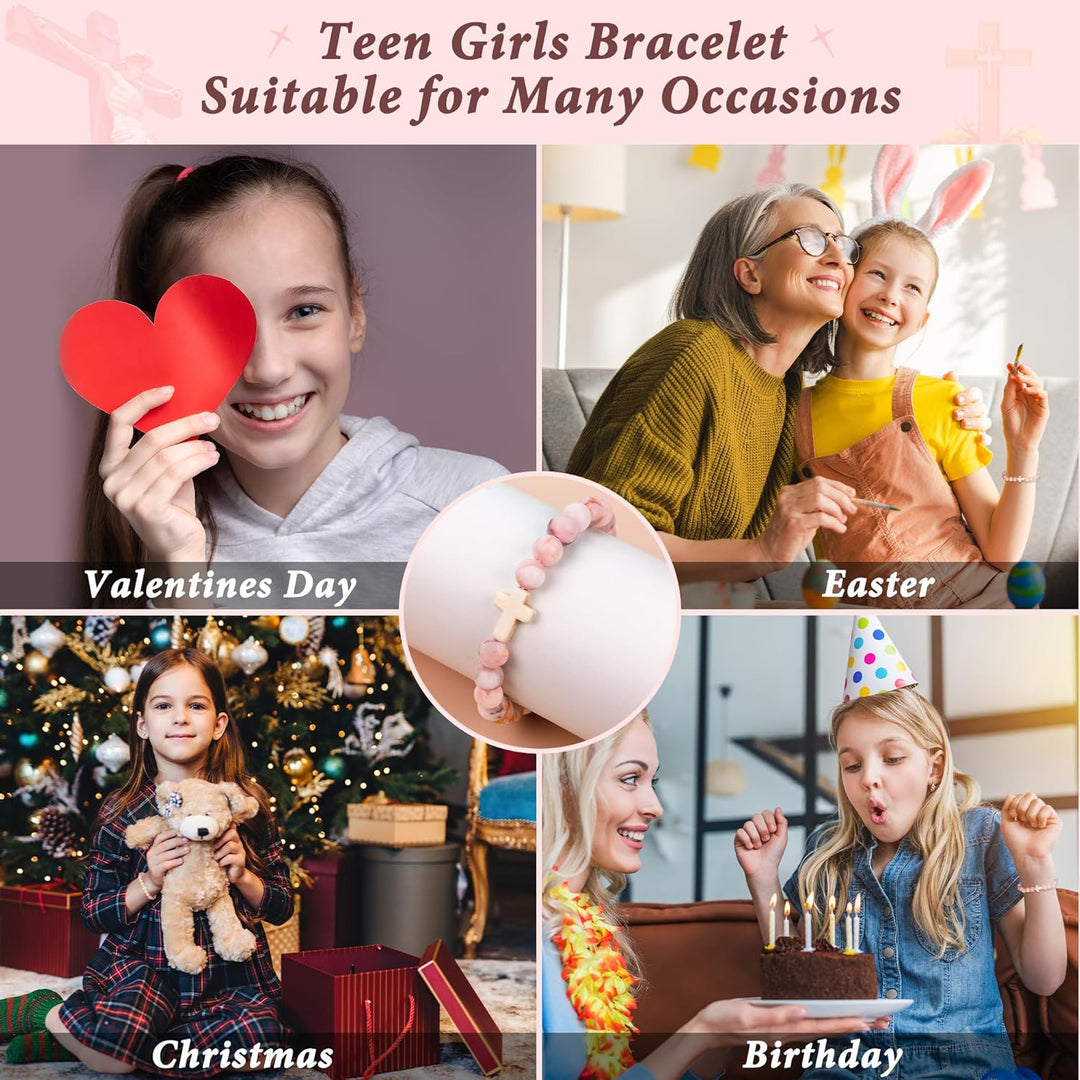 Sereney Birthday Gifts for Girls Beaded Bracelets as 1 3 4 5 6 7 8 9 10 11 12 13 15 16 Year Old