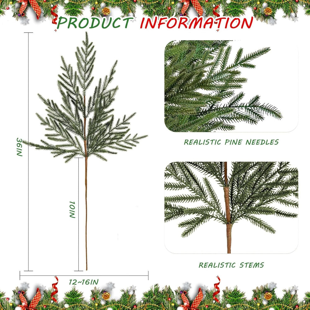 Christmas Norfolk Pine Branches